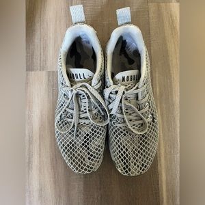 NoBull Women’s Grey Mesh Runners, Size 7.5